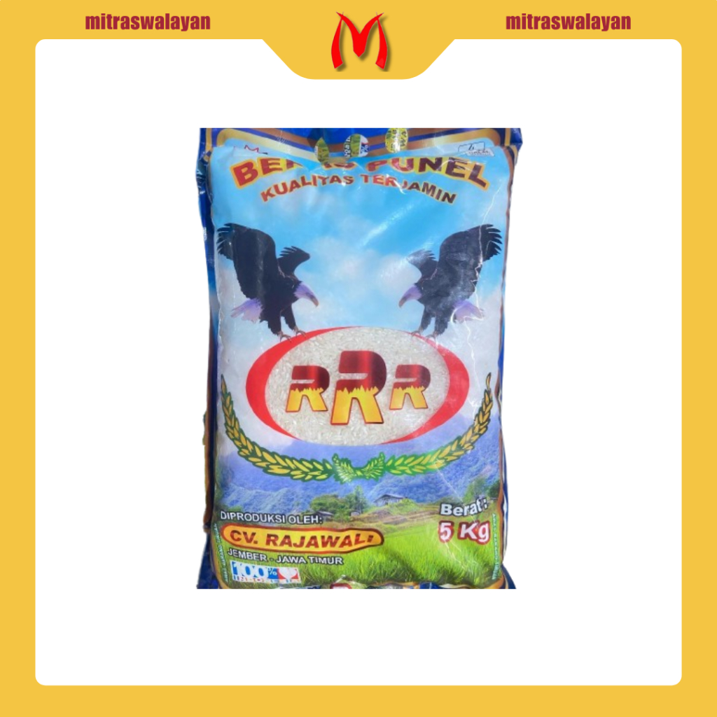 

Beras Premium RAJAWALI Biru 3R Kemasan Zak 5 kg