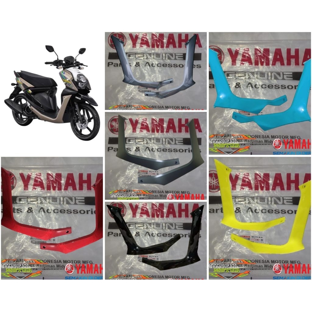 MOLE SIDE COVER LOWER SAYAP SAMPING PIJAKAN KAKI KANAN KIRI X-RIDE 125 ORIGINAL YGP (BY8)