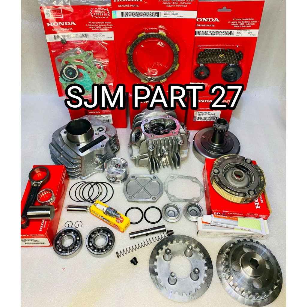 PAKET HEMAT BLOK SEHER KOMPLIT 13 AITEM KFM PUS PAKET KOPLING HONDA SUPRA FIT NEW LAGENDA REVO LAMA 