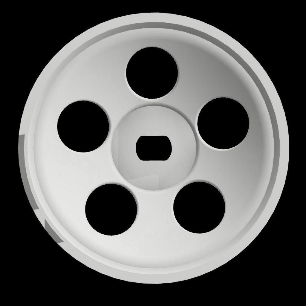 Velg JMG FiveHoles 22mm offset 2mm untuk K989 K969 Mini Z Xmods bahan RESIN 3D Print, detil. Rims un