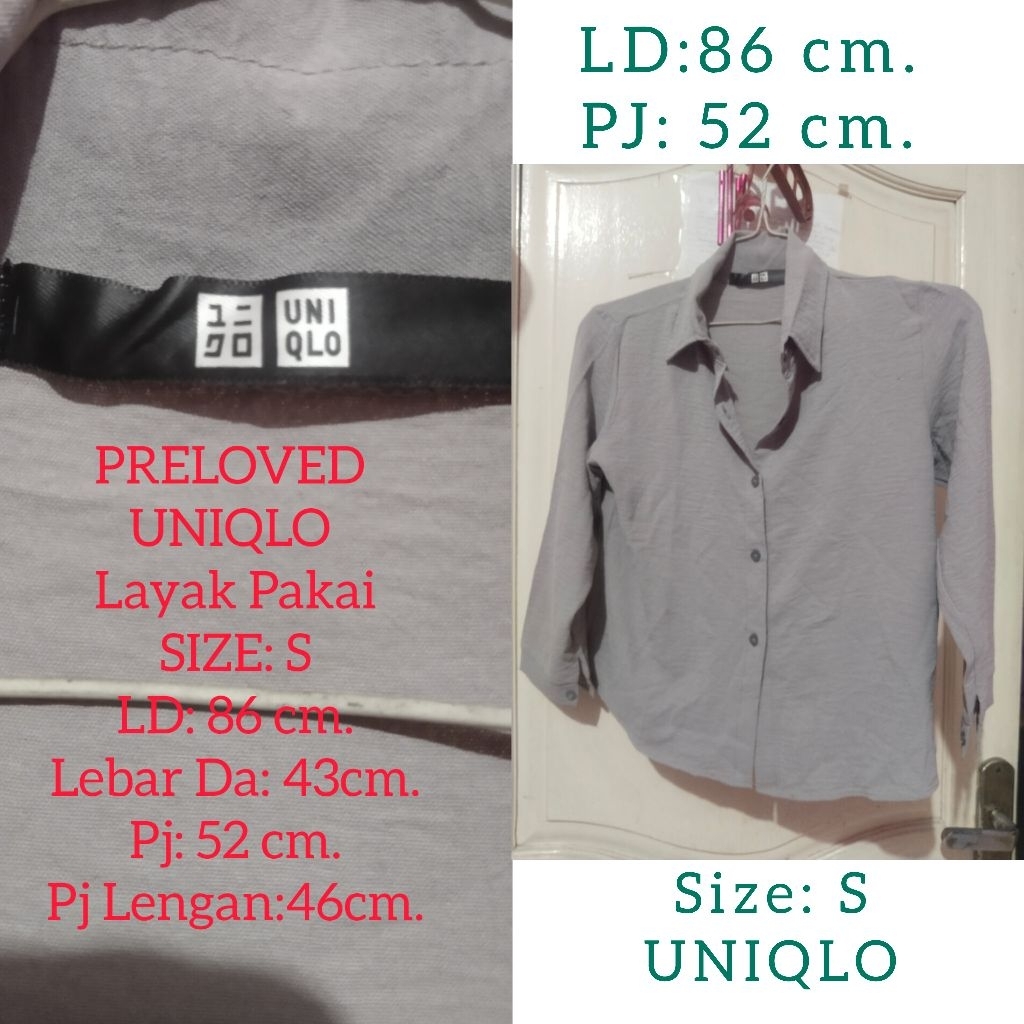 ATASAN, KEMEJA KERJA WANITA PUTIH,KAOS, KEMEJA WANITA UNIQLO,[SEMUA LAYAK PAKAI]