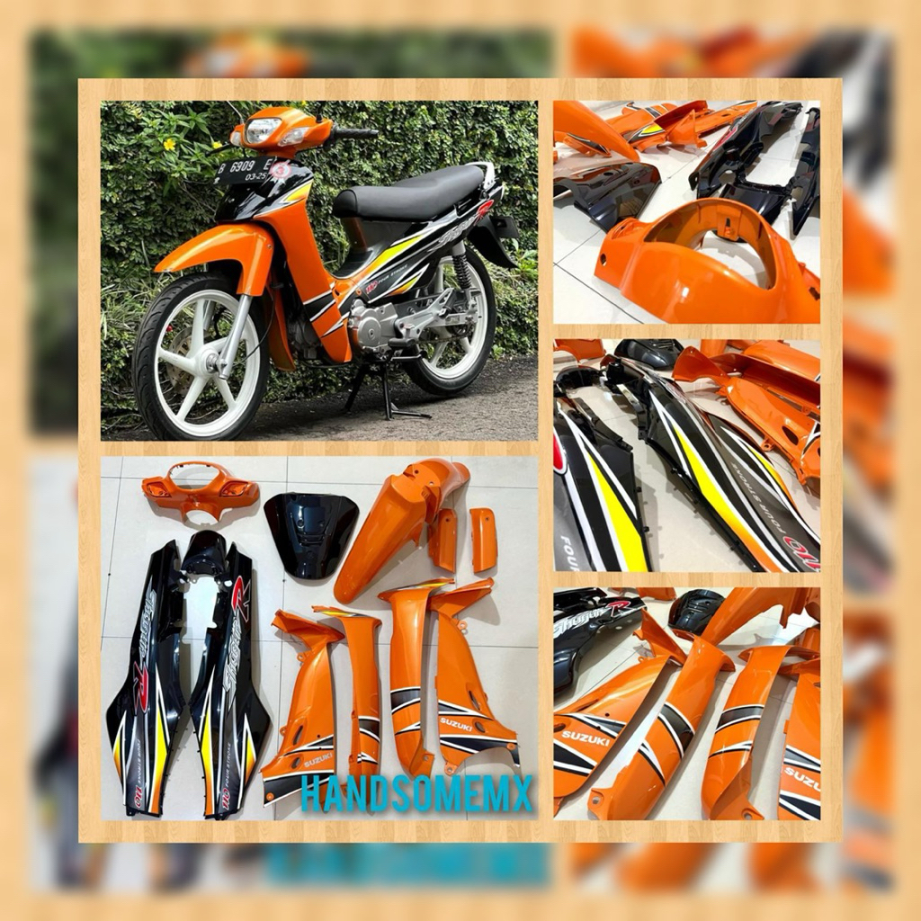 body suzuki shogun 110R bodi shogun 110 sayap suzuki shogun 110 R bodi sayap shogun 110