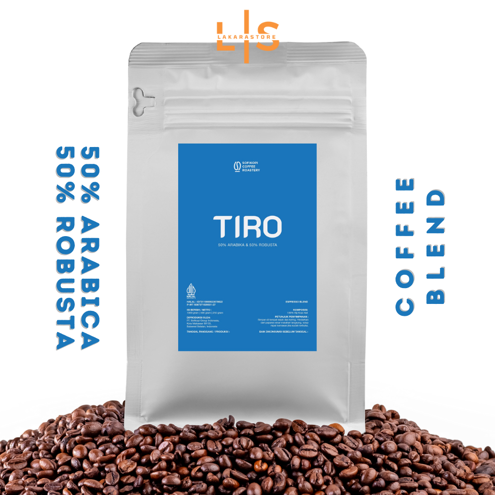 

Sofikopi Special Coffee Blend Tiro - 50% Arabica + 50% Robusta - Biji atau Bubuk Kopi Spesial Blend Arabika dan Robusta