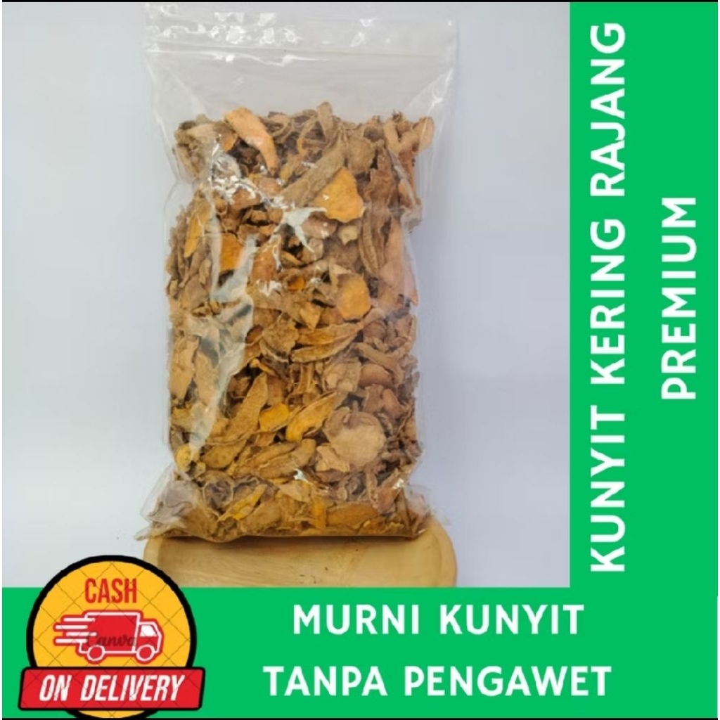 

PAKET HEMAT KUNYIT/KUNIR KERING IRIS RAJANG PREMIUM ORGANIK 100GRM