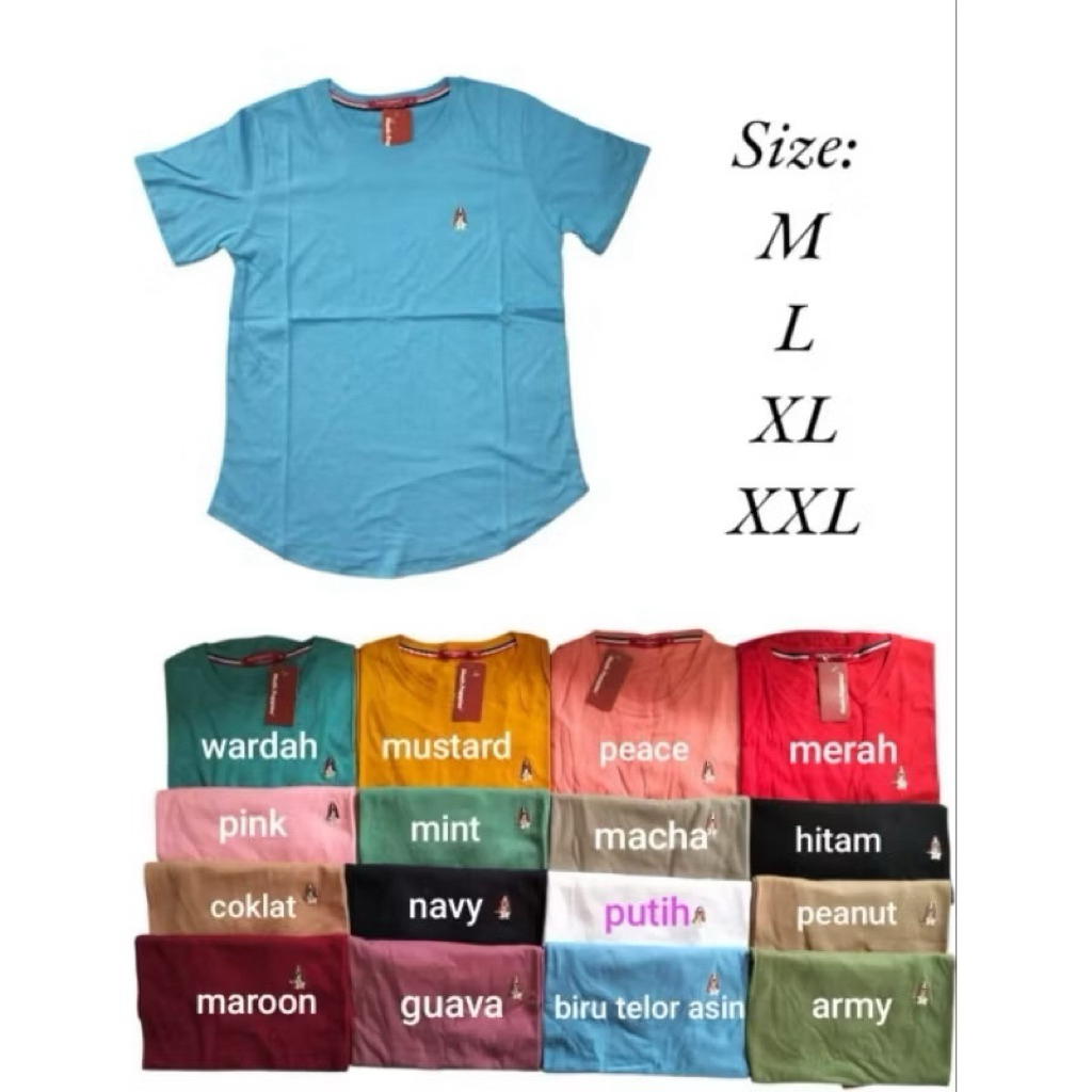 Kaos Wanita Hush Puppies Kerah Oval