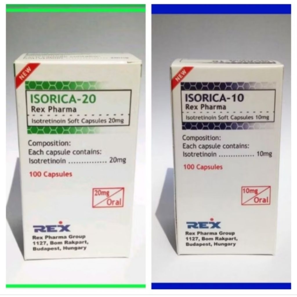 ISORICA 10MG dan 20MG JUAL PER PIL EXP 2027