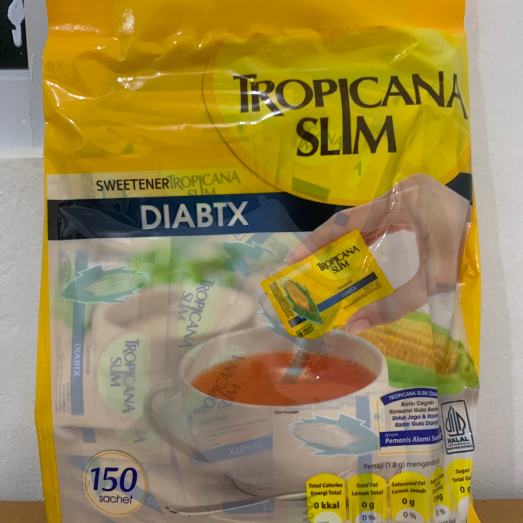 

gula tropicana slim diabtx sachet 1,8gram sweetener