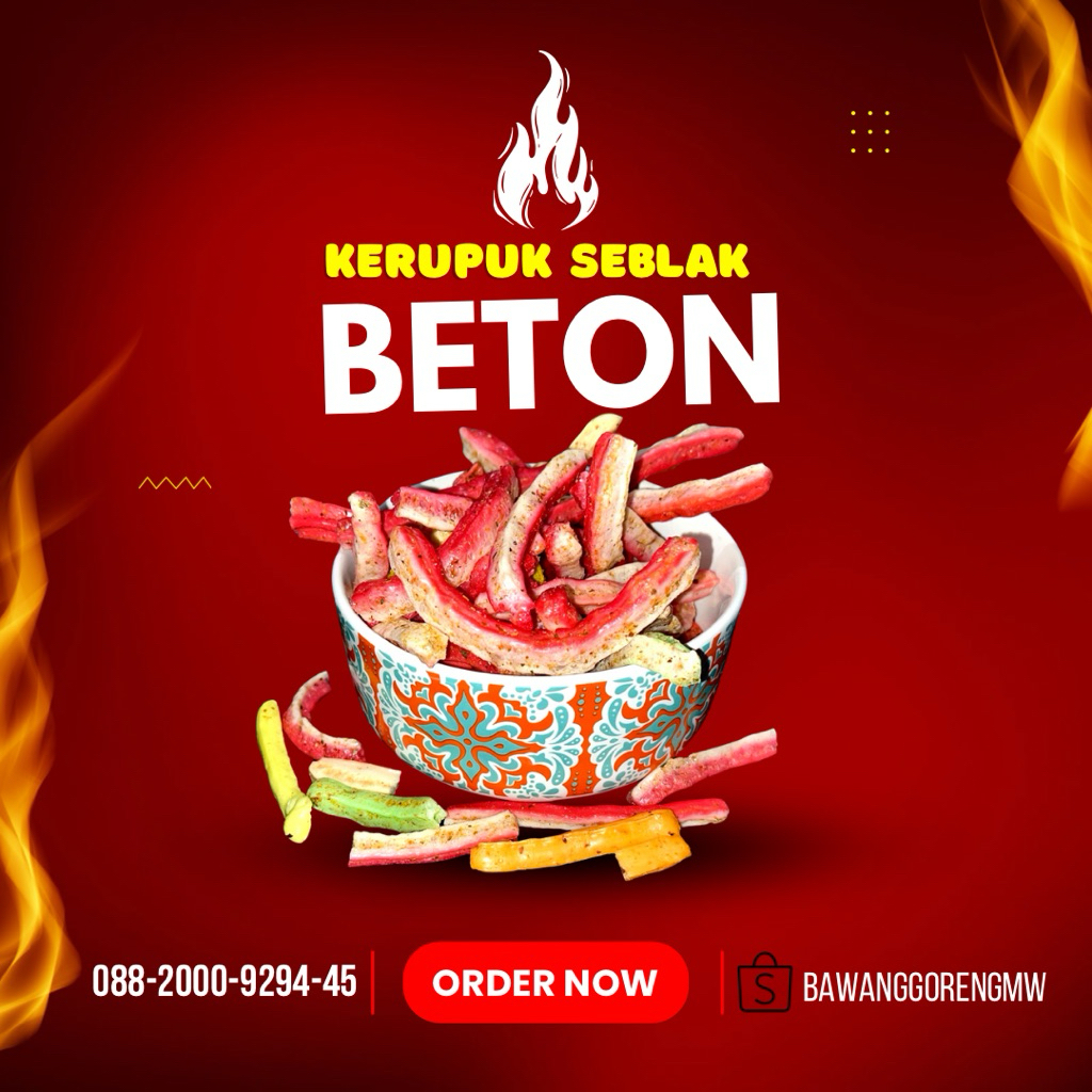 

Kerupuk Pedas Seblak Beton Viral || bawanggorengmw