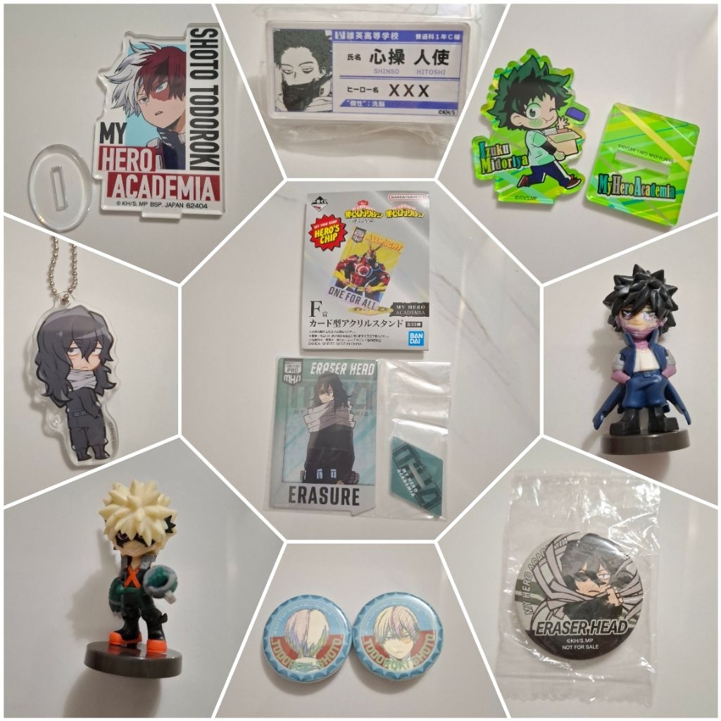 [READY STOCK] Boku No Hero Academia/My Hero Academia Original Merch (Rubber, Acrylics, Badge, dll)