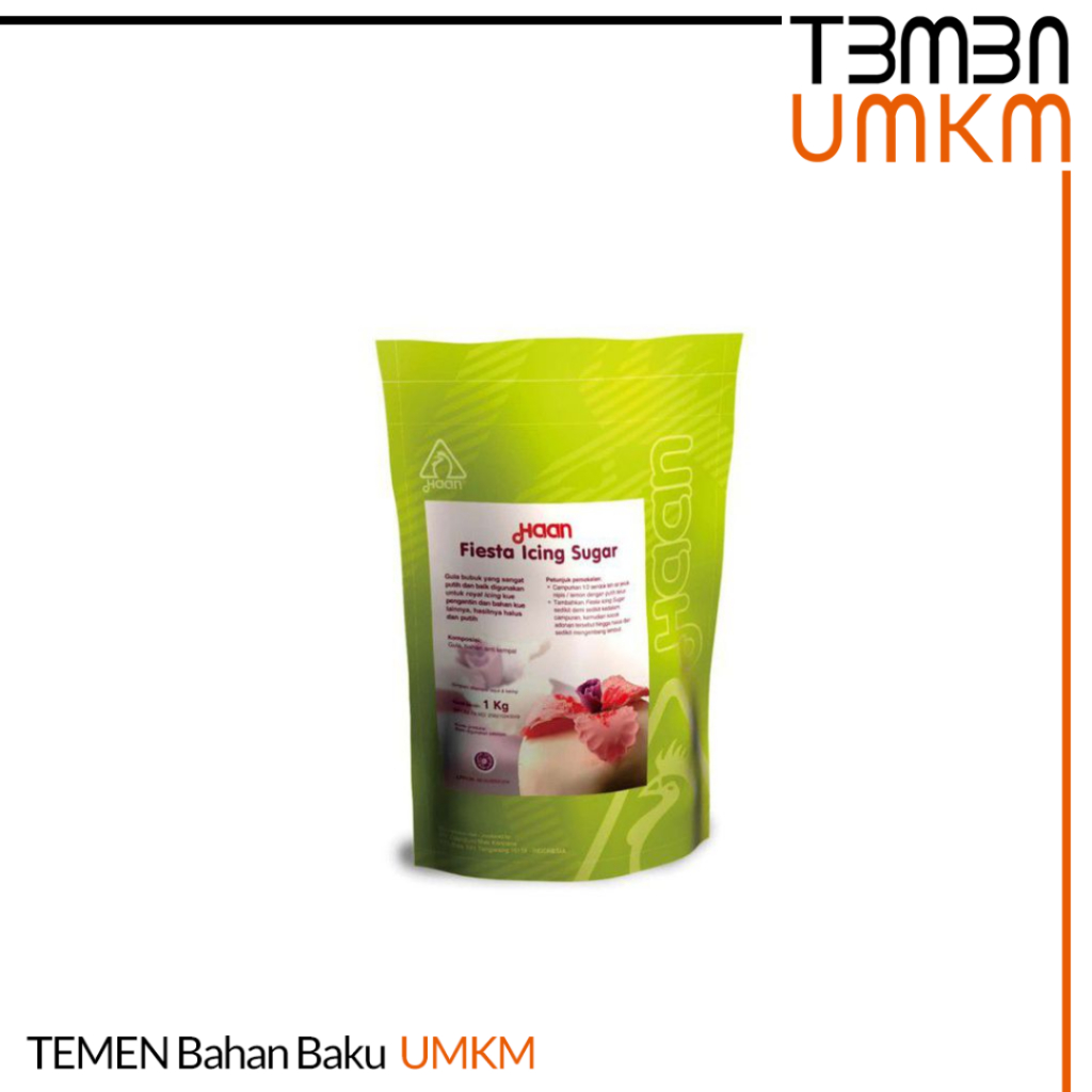 

Haan Fiesta Icing Sugar 1kg – Gula Halus Premium untuk Kue & Dekorasi