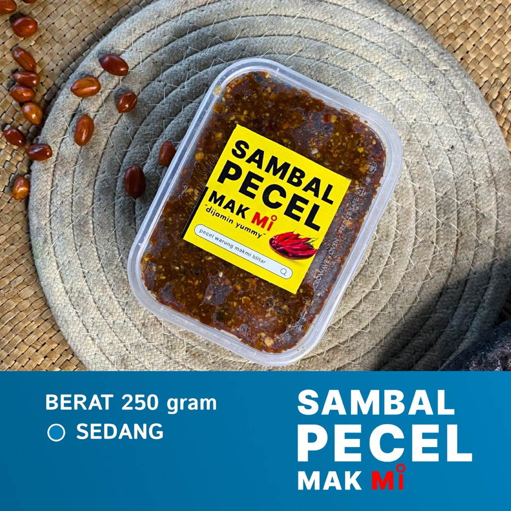 

Sambel Pecel Manis khas Blitar Kemasan 250g Warung Mak Mi