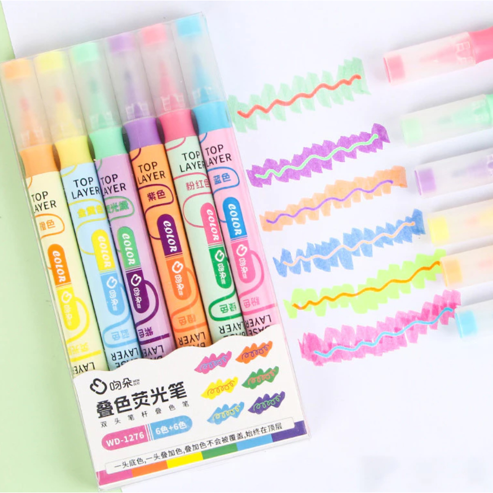 

Stabilo Pastel 1 Set 6 PCS 12 Warna / Stabilo Highlighter 2 Sisi Berbeda / Stabilo Set 12 Warna