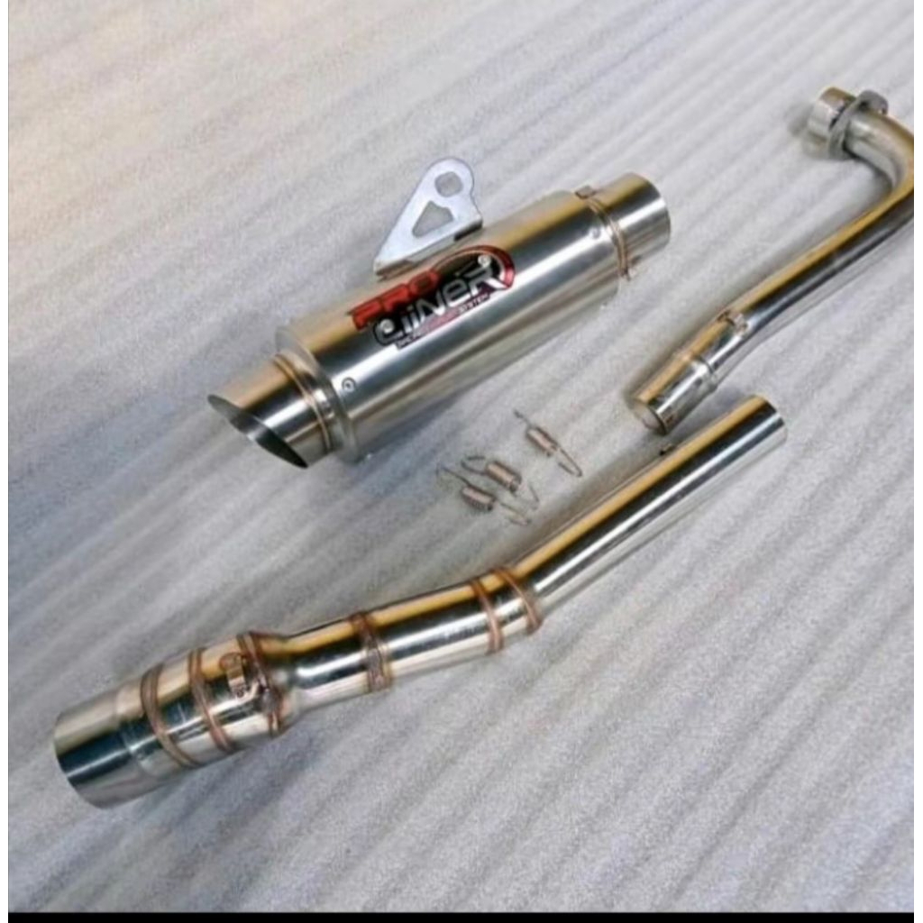 KNALPOT RACING PROLINER BUAT MOTOR BEBEK SUPRA X SUPRA FIT BLADE REVO SHOGUN DLL