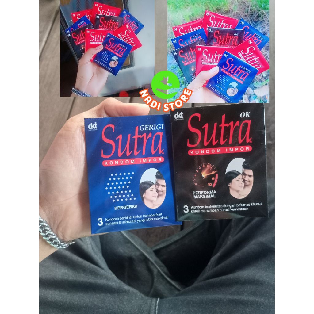 Kondom Sutra alat kontrasepsi Pria / Pengaman Pria