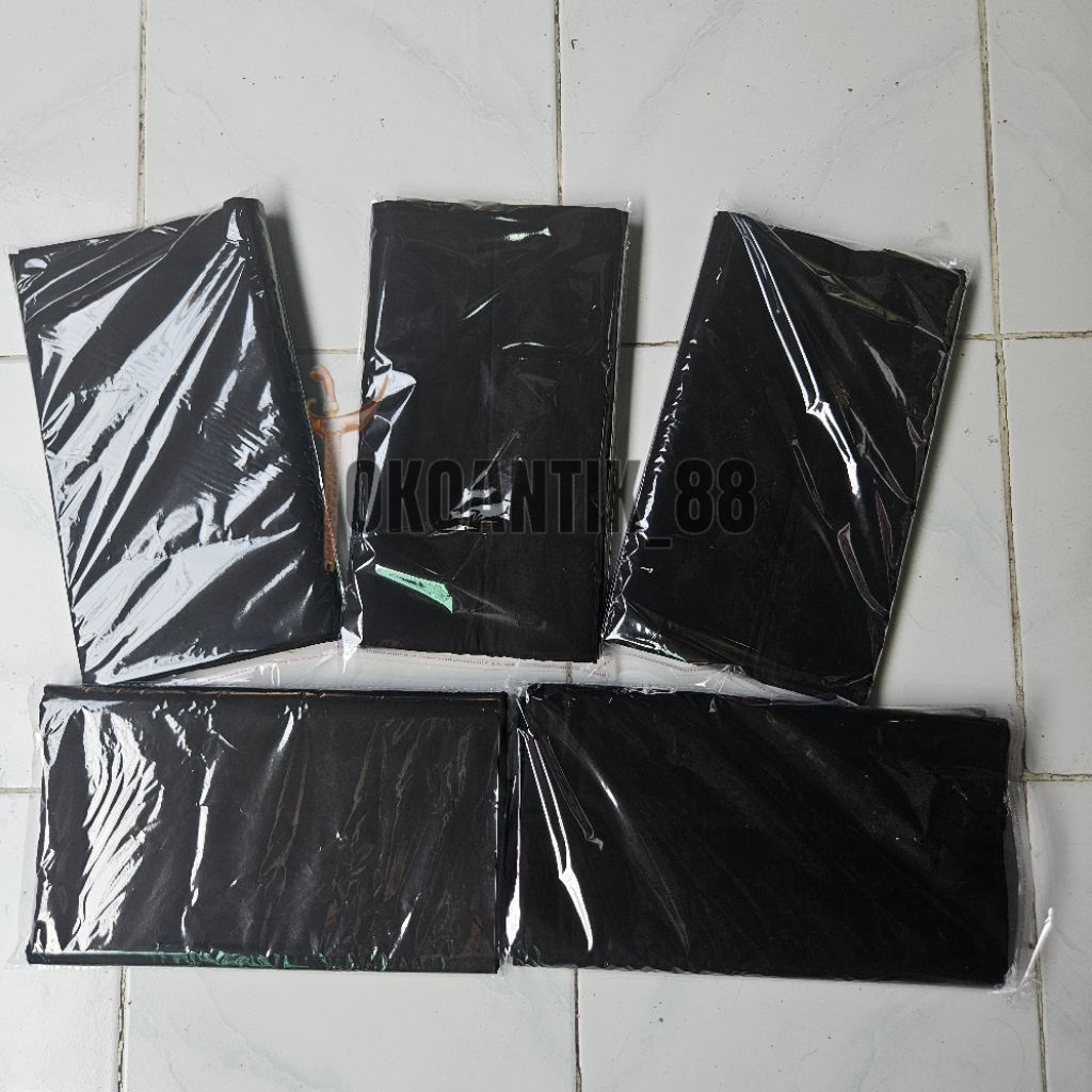 Kain Batik Hitam polos Kain Jarik Hitam Halusan