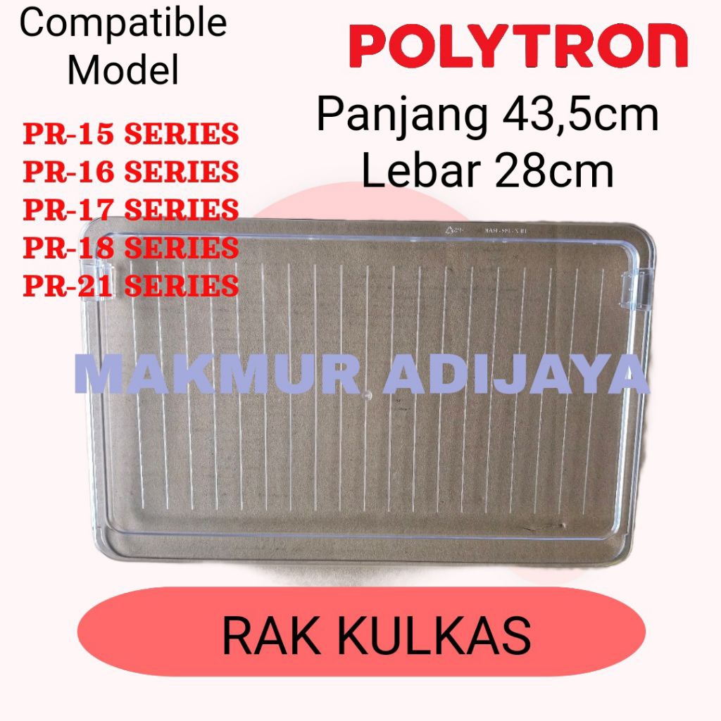 Rak laci kulkas Polytron 1 pintu
