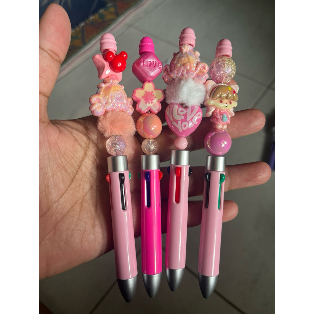 

pulpen diy, pulpen manik lucu pulpen karakter bolpen gemas bolpen lotso bolpen kuromi bolpen cinamorol