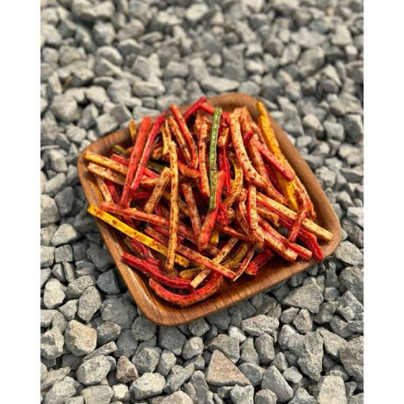 

SEBLAK BETON - KRUPUK SEBLAK VIRAL PEDAS DAUN JERUK - KRUPUK SEBLAK BETON 250G