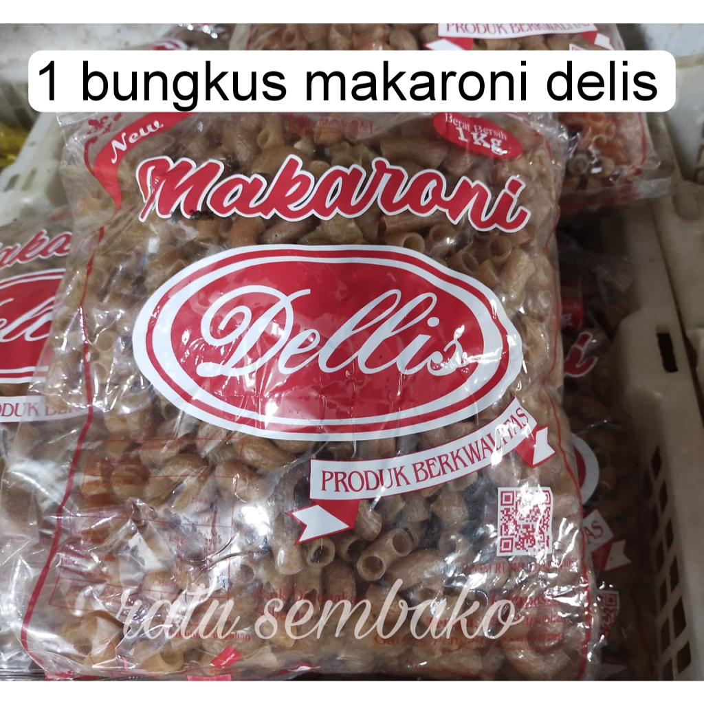 

1kg/1 bungkus kerupuk makroni delis