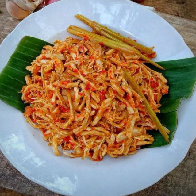 

sambal bawang ayam suwir