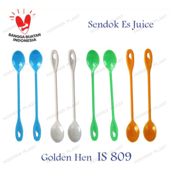 SENDOK ES PLASTIK PANJANG ISI 10 PCS/ SENDOK MINUMAN PLASTIK / SENDOK ES TEH / SENDOK ES PANJANG