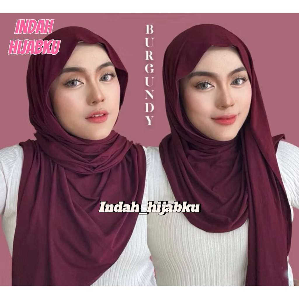 PASHMINA KAOS RAYON PREMIUM 180X75 STYLE HIJAB KOREAN DAN STYLE HIJAB TURKI