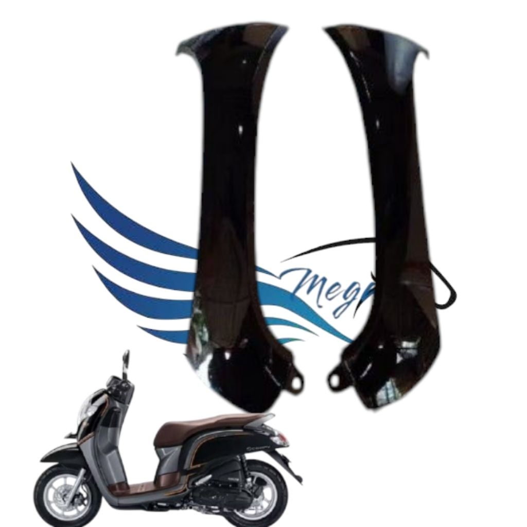 sayap depan kanan kiri honda scoopy fi 2017-2020 hitam