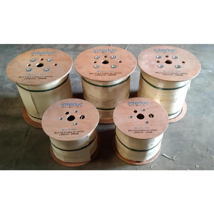 Interluc Fig 8 Kabel FO Fig8 Fiber Optic 4 Core 1 Seling - 1 KM