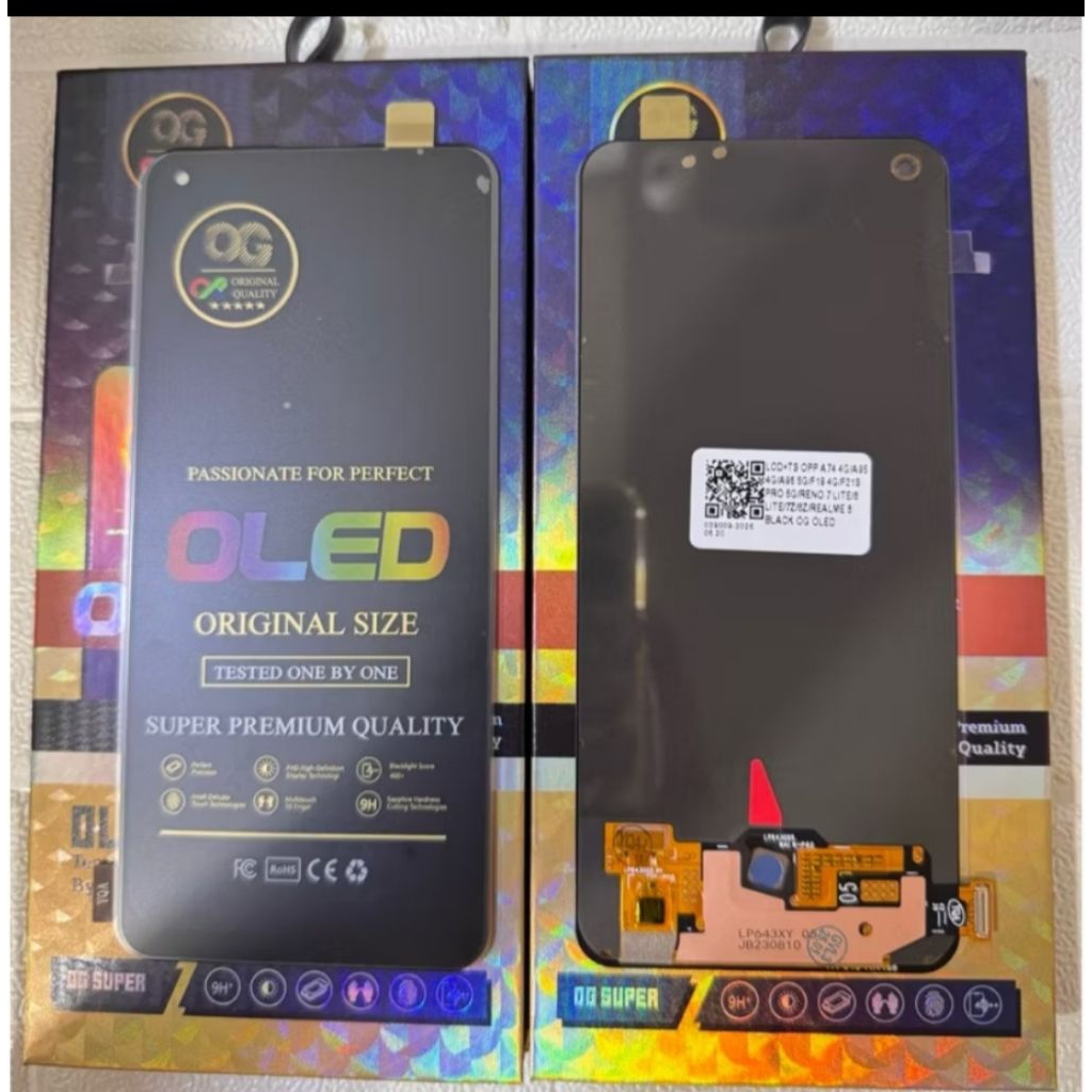 lcd oppo a95 4g oppo a74 a95 5g reno 5f reno 5z realme 8 realme 8 pro realme 7 pro persamaan