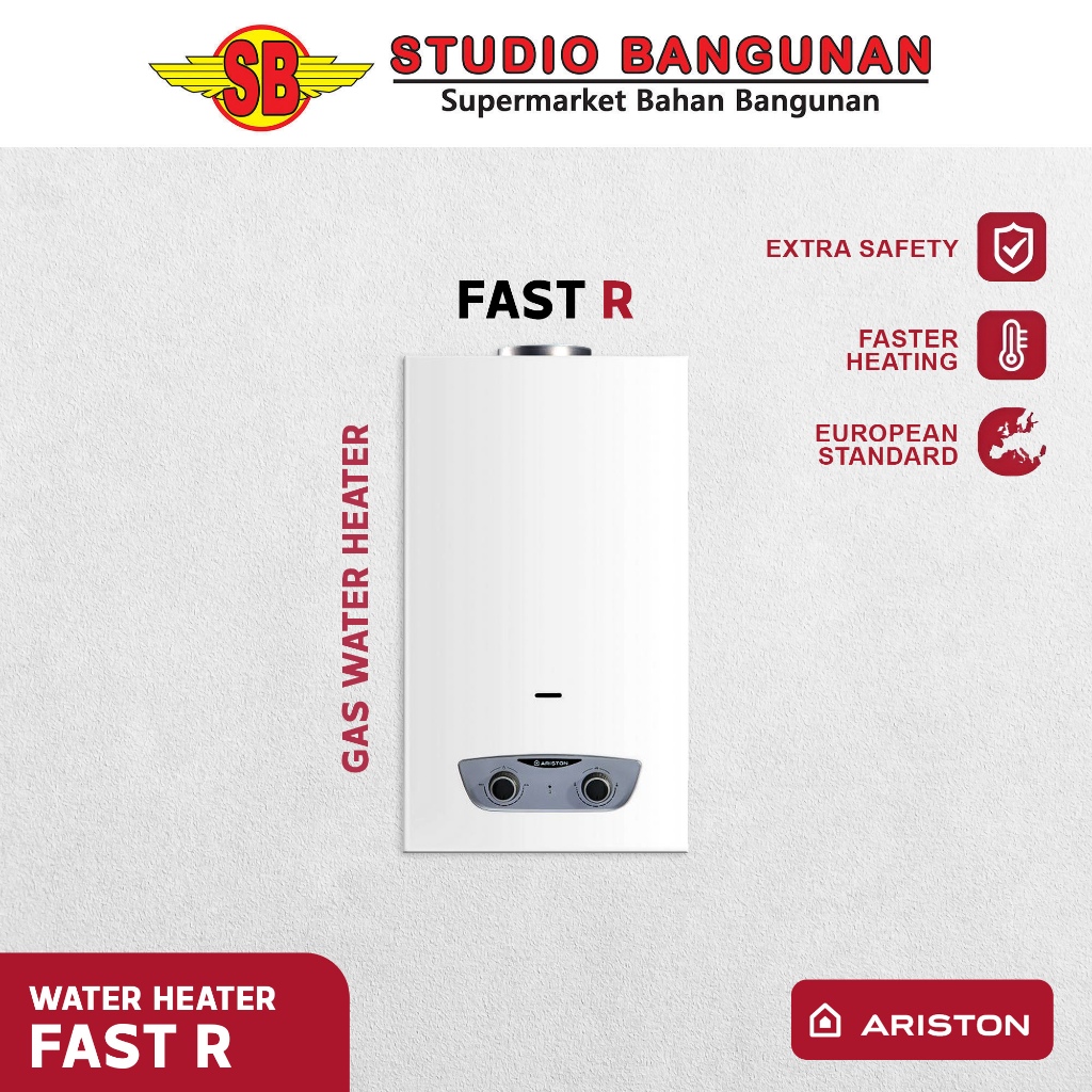 Water Heater Gas / Pemanas Air Gas ARISTON Fast R