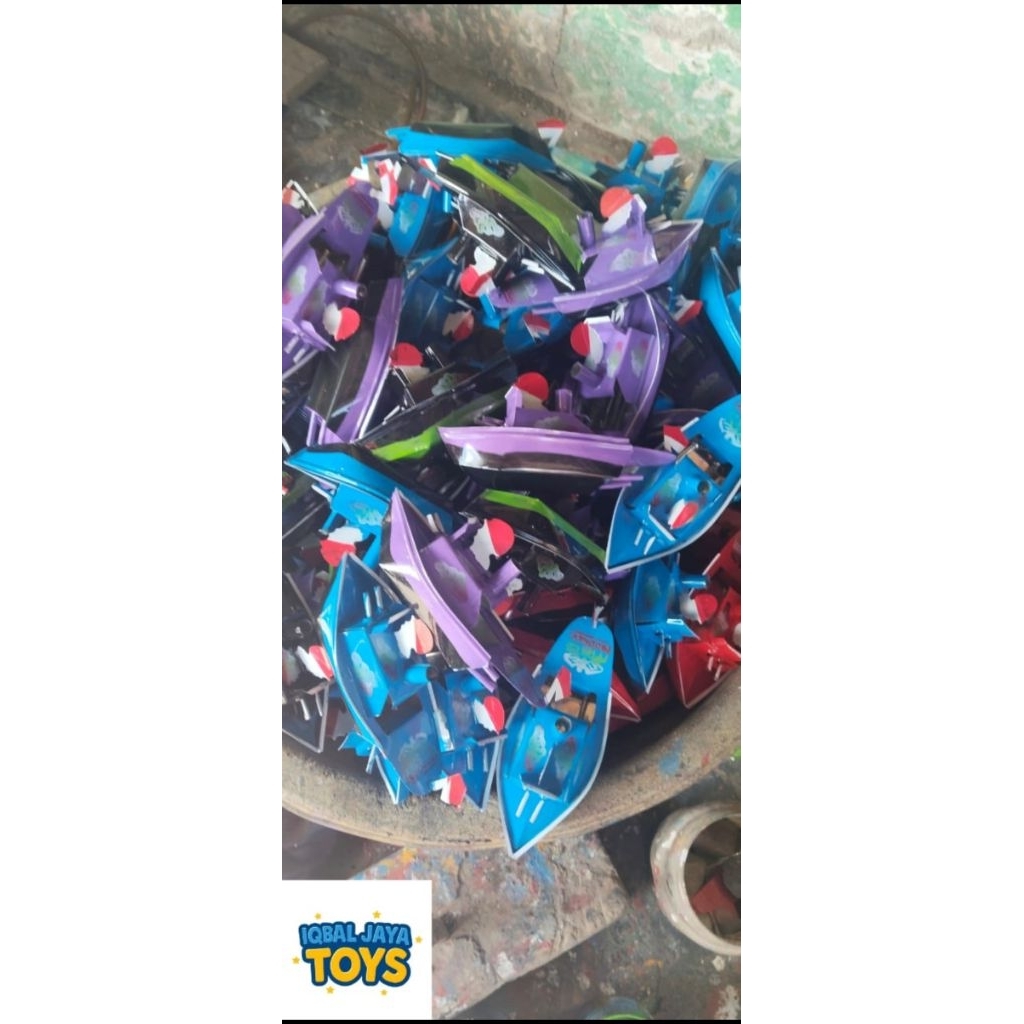 kapal otok otok paket 20 pcs mainan tradisional kapal jadul