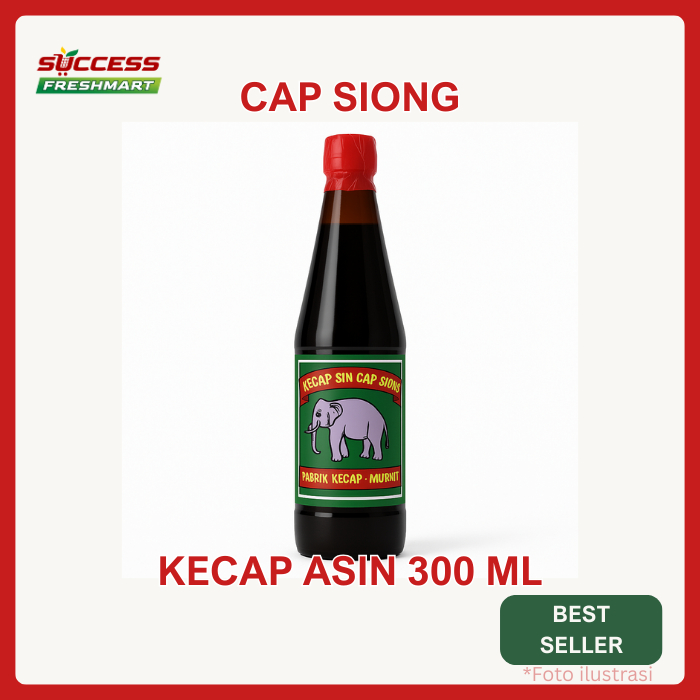 

Kecap asin gajah cap siong 300 ML