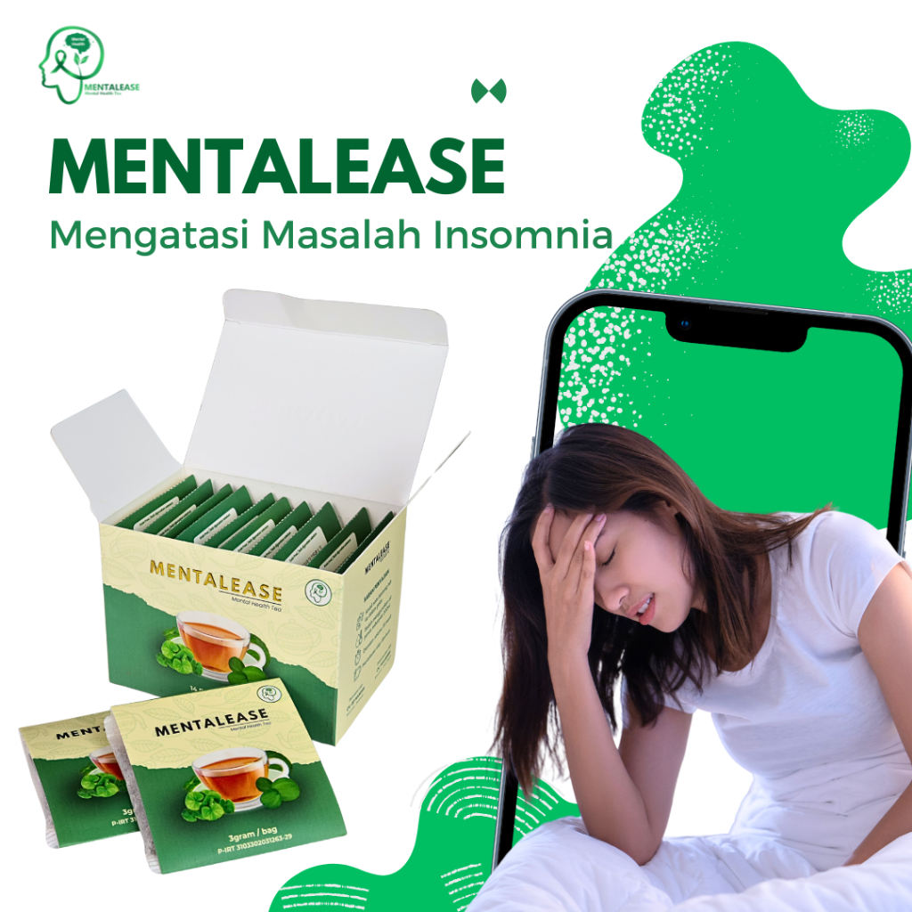 

Teh Herbal Insomnia - Mentalease - Bantu Ringankan Insomnia Anxiety dan Gejala Depresi Paling Ampuh