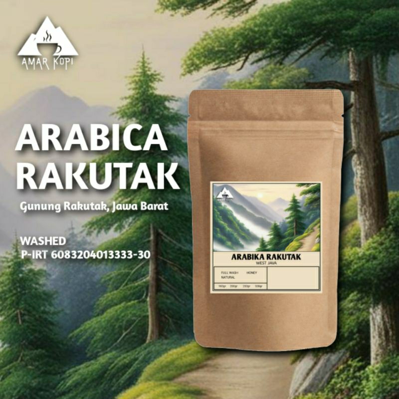 

Amar Kopi - Biji Kopi Arabika Rakutak Honey 100gr Single Origin Coffee Arabica