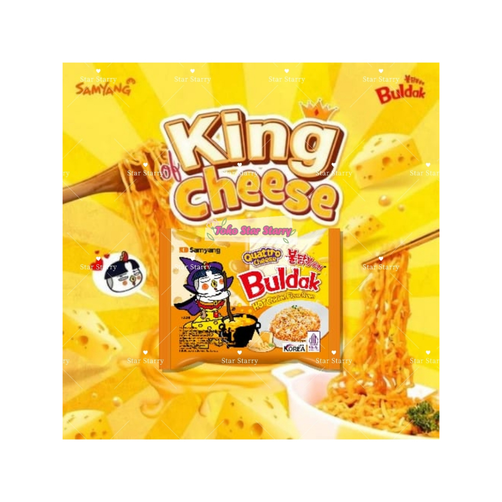 

SAMYANG BULDAK QUATTRO CHEESE 145 GR KING CHEESE KOREA