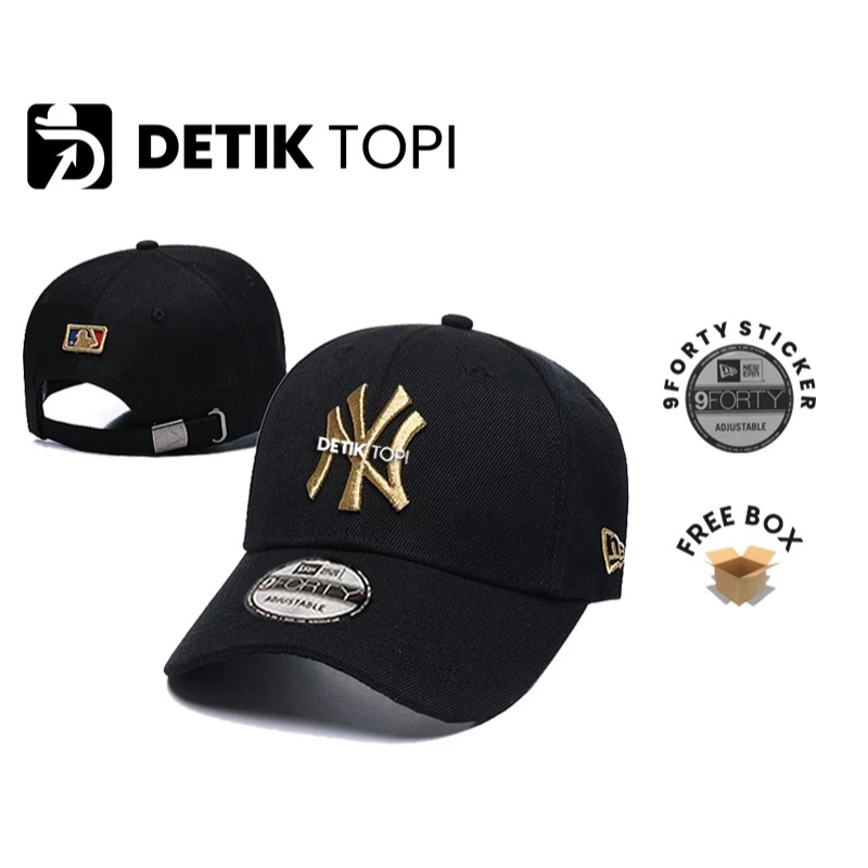 Topi NY LA Baseball MLB Strapback New York Yankees Hitam Navy Red Cream Grey Blue Green Putih Black 