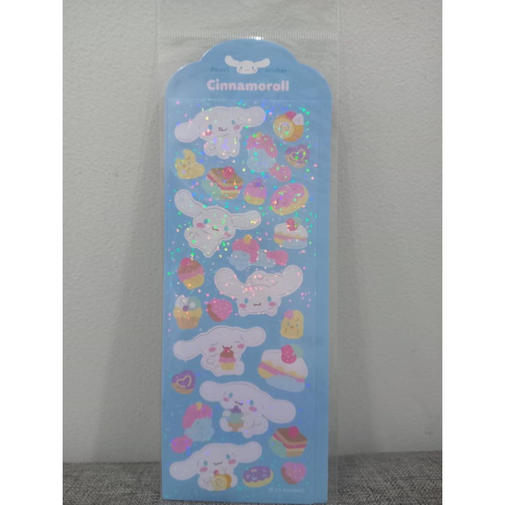 

Tenbyten Korea Sanrio Character Cinnamoroll Sticker Hologram 1 Lembar 60 x 160 mm Stiker Lucu