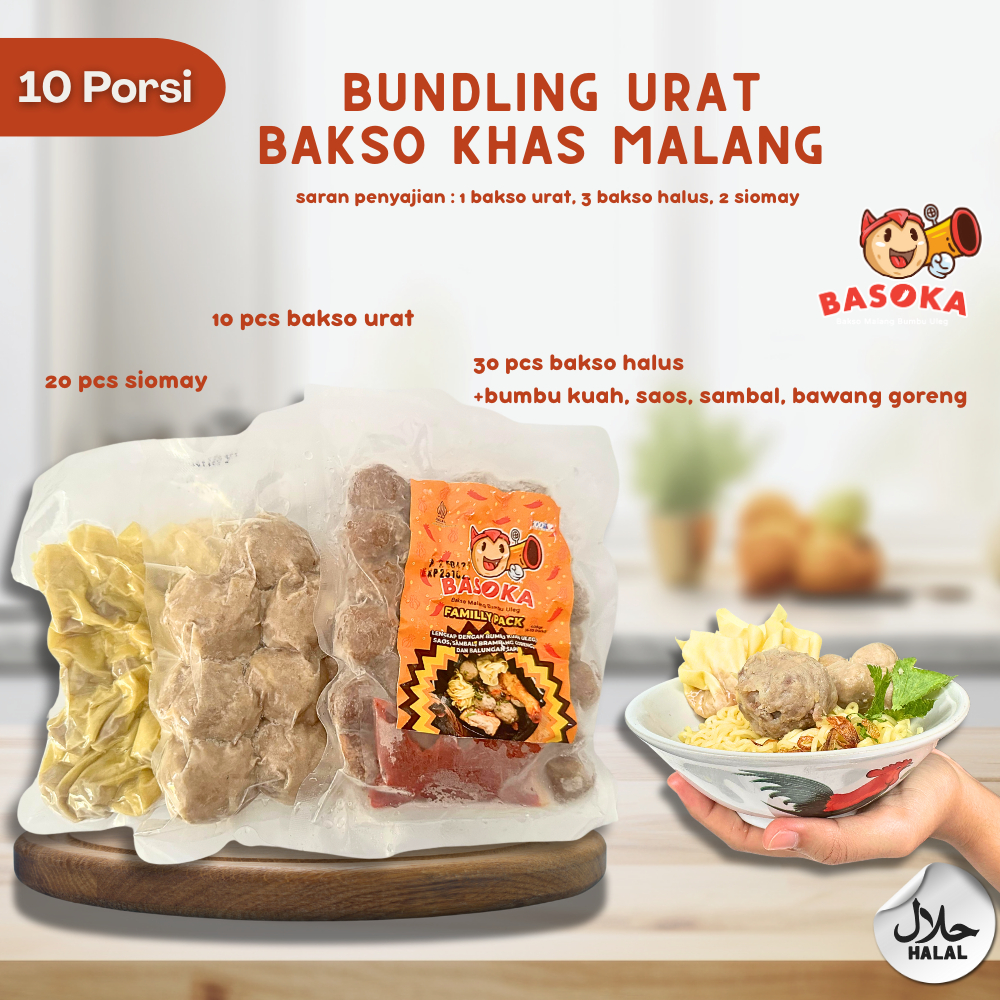 

Bakso Urat Jumbo paket komplit khas kota Malang