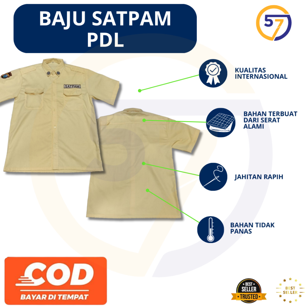 Seragam Satpam PDL | Seragam Satpam | Baju Satpam