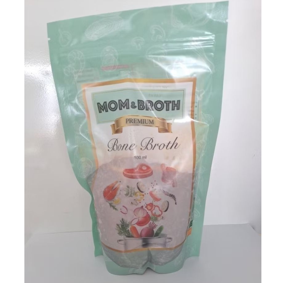 

Kaldu Mom & Broth pouch 500ml / Kaldu ayam kampung / kaldu ayam organik / Kaldu sapi organik grassfed / Kaldu mpasi anak bayi / Chicken broth / Beef Bone broth / Kaldu Salmon / Kaldu Jamur / Kaldu sayur / kaldu udang