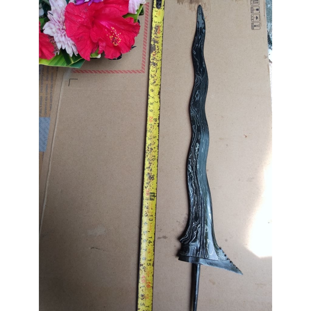 bilah keris bali luk7  35 cm