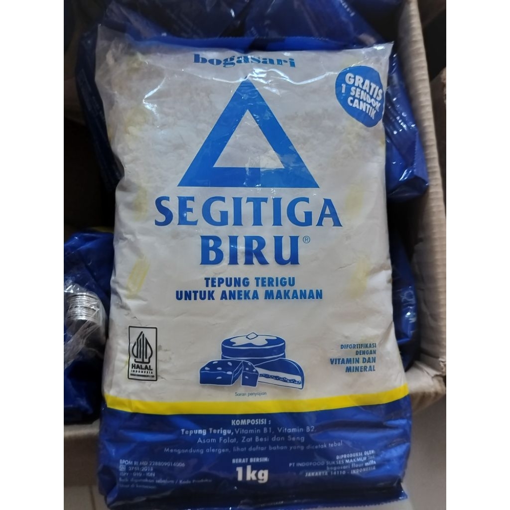 

Gendum Segitiga Biru 1kg Gratis 1 Sendok Cantik