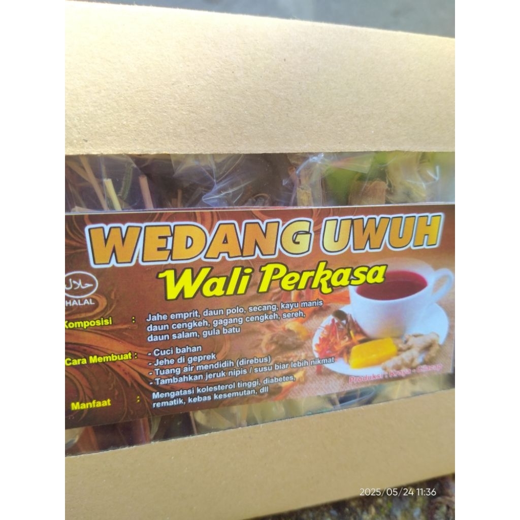

wedang uwuh cap wali perkasa