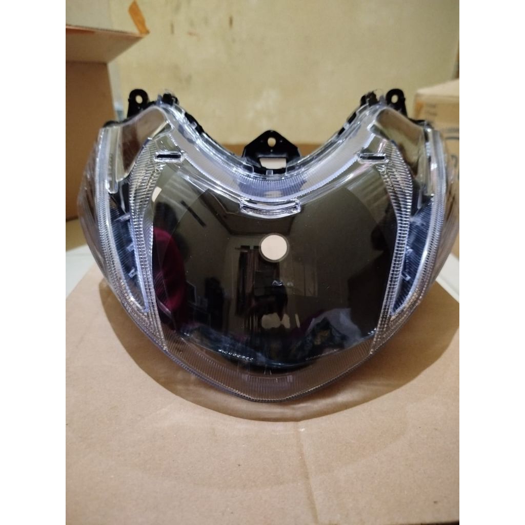 reflektor lampu depan Mio M3 Mio Z mio 125 costum hitam smoke