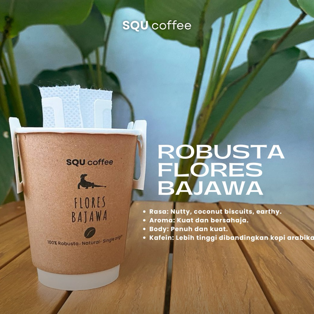 

Kopi drip bag / kopi cup travel edition ( robusta flores bajawa )