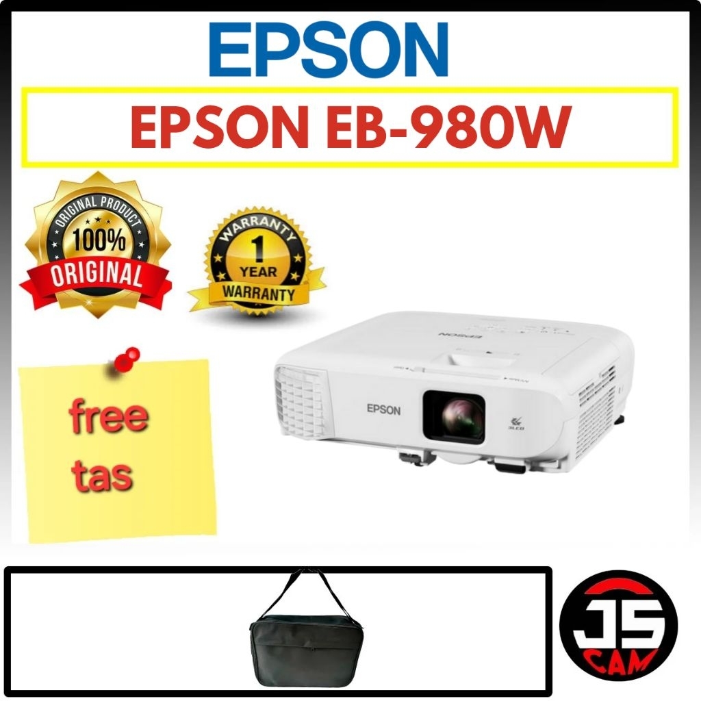 PROYEKTOR EPSON EB-980W WXGA 3800 LUMENS
