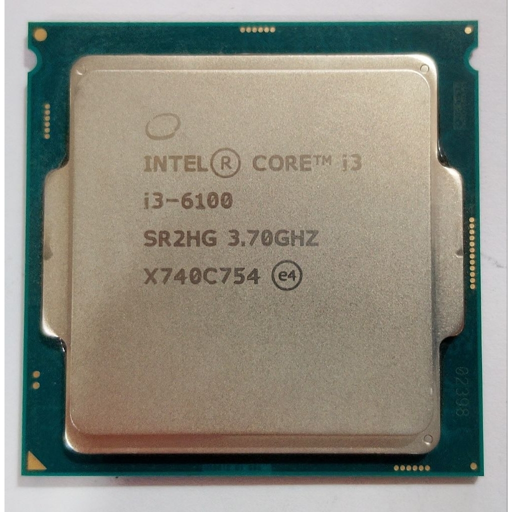 processor Intel  i3 - 6100 gen 6 sport ddr4 LGA 1151