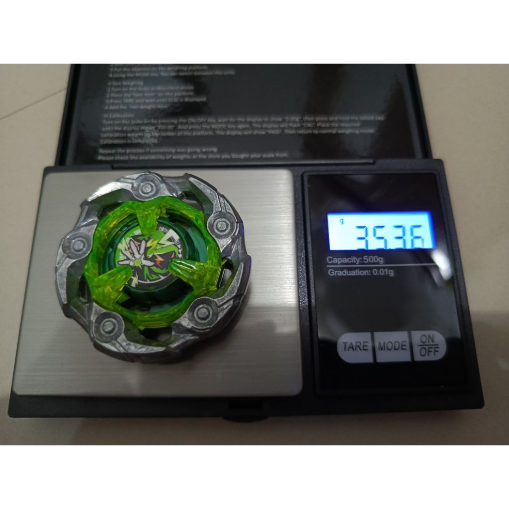 Beyblade X Wizard Rod HIJAU RBV BX-35 ONLY BLADE PART