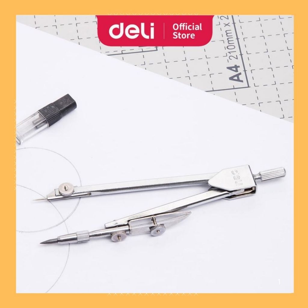 

Deli Jangka-Metal Compass 8601