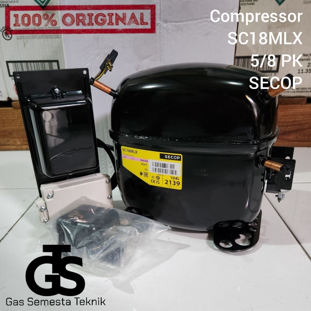 COMPRESSOR SC18MLX 5/8PK SECOP DANFOSS | KOMPRESOR SC 18 MLX SECOP